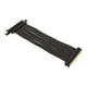 thumbnail image 5 of Cable elevador PCIe 4.0 X16 de 90 grados y alta velocidad, de una sola fila y 31 núcleos, para tarjeta gráfica RTX4090, RX6950XT, X570, B550 y Z690, 5 of 14
