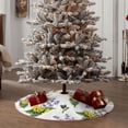 thumbnail image 4 of Bingfone Christmas Tree Skirt Mat Christmas Decoration Interior 48" -Lavender Flowers, 4 of 6