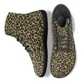 thumbnail image 4 of Psesaysky Leopard Print High-Top Sneakers PU Leather Barefoot Shoes Walking Shoes for Women Girls Size 6-13.5, 4 of 7