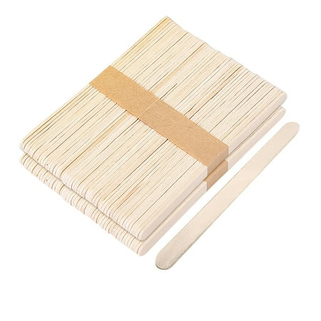 XLILKEY Wood Sticks for Crafting Unfinished Natural Hardwood Sticks Wooden Craft Sticks Arts Sticks for Crafts and Diyers (B One Size)