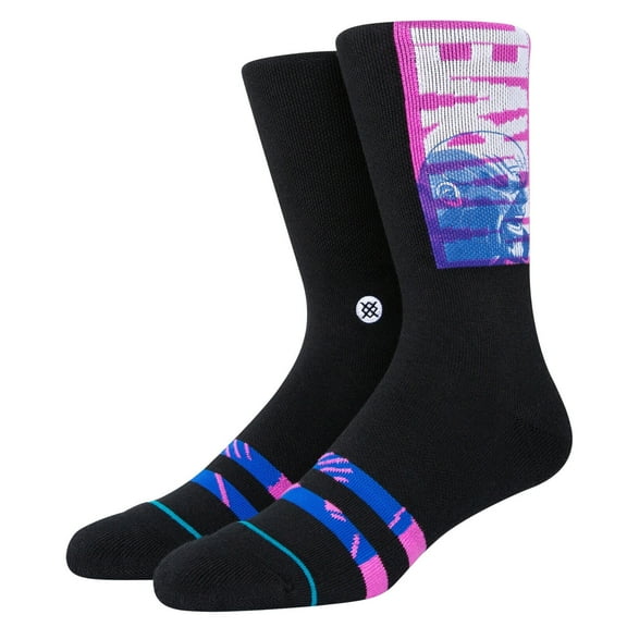 Stance x Marvel Men's Thanos World Ender Crew Socks Large (9-13) Black Pink