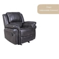 thumbnail image 7 of Pemberly Row 3-Piece Living Room Set Faux Leather Sofa Set in Gray, 7 of 7