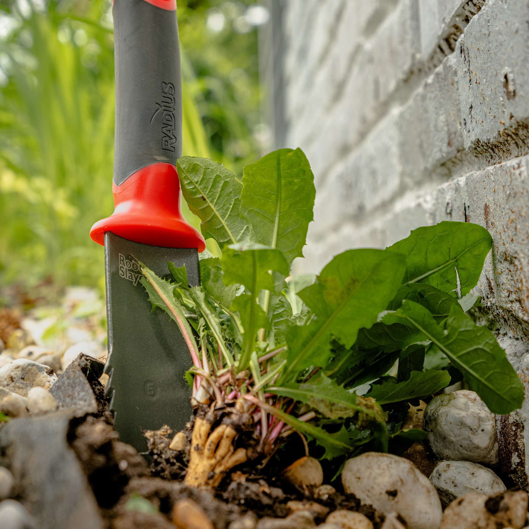 Radius Garden 16211 Root Slayer Soil Knife, Red