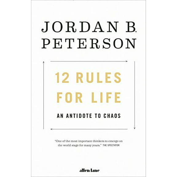 Pre-Owned 12 Rules for Life: An Antidote to Chaos by Jordan Peterson (English, Paperback)