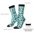 thumbnail image 4 of Vsdgher Penguins Crew Socks for Men & Women, Breathable Casual Athletic Ankle Socks, 4 of 6