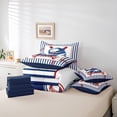 thumbnail image 6 of Feelyou Baseball Sports Bedding Comforter Set 7 Pieces, Cute Cartoon Full Bedding Set, 6 of 8