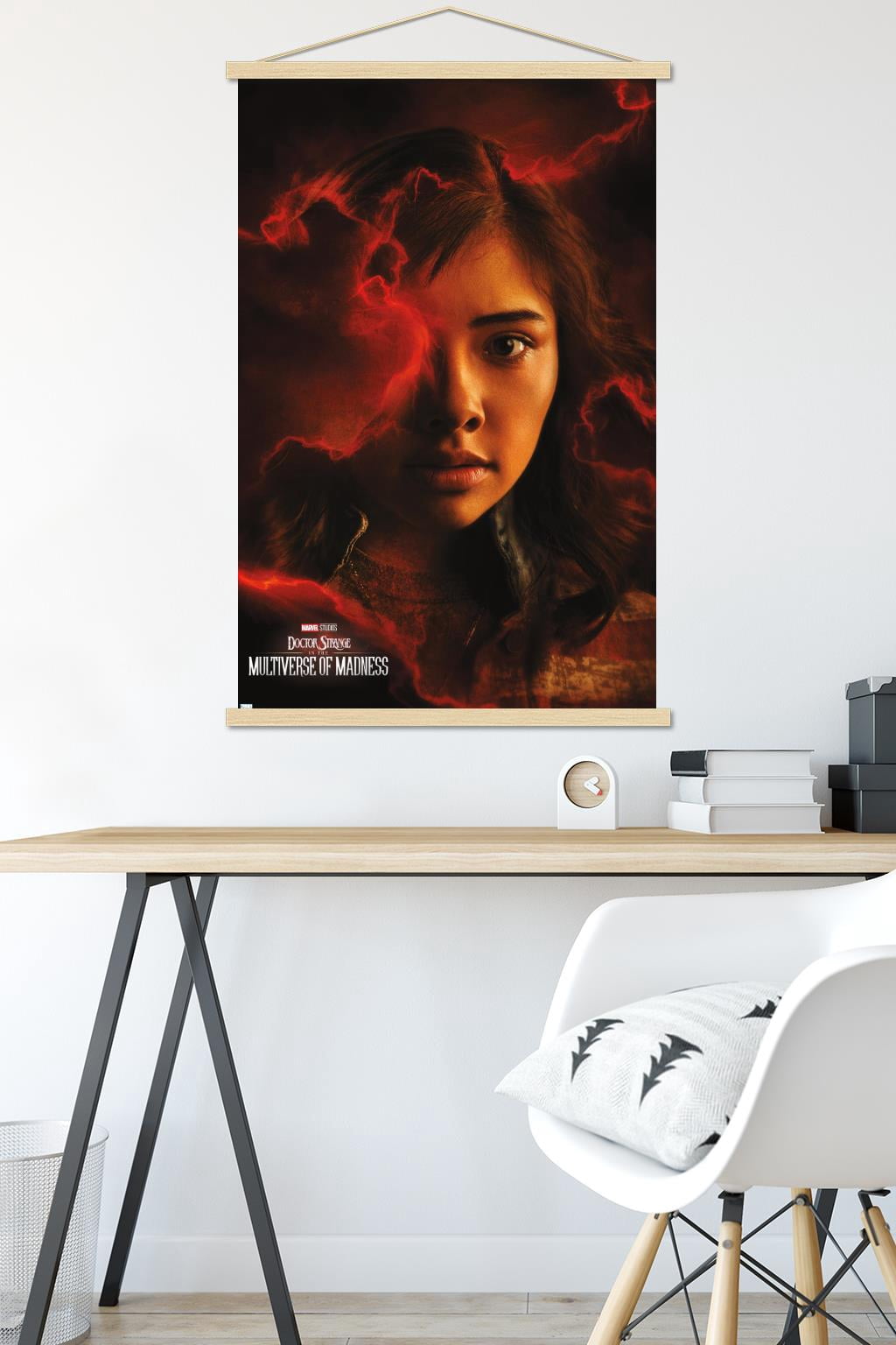 Marvel Doctor Strange in the Multiverse of Madness - America Chavez One Sheet Wall Poster with Magnetic Frame, 22.375" x 34"