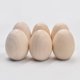 thumbnail image 4 of Fasiaou Easter Wooden Eggs,12 Pcs Smooth Natural Unfinished Wood Fake Egg for Easter Craft,DIY,Decoration and Basket Fillers, 4 of 7