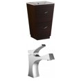 thumbnail image 1 of 23.75-in. W Floor Mount Wenge Vanity Set For 1 Hole Drilling  AI-9064, 1 of 1