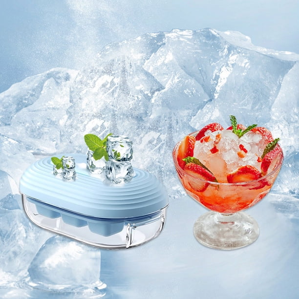 Household Ice Making With Automatic Storage Integrated Capacity Pressing Ice Tray With 6 Cavities