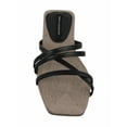 thumbnail image 4 of French Connection Women's North West Rope Padded Insole Leather Slide Sandals – Size 11, 4 of 6