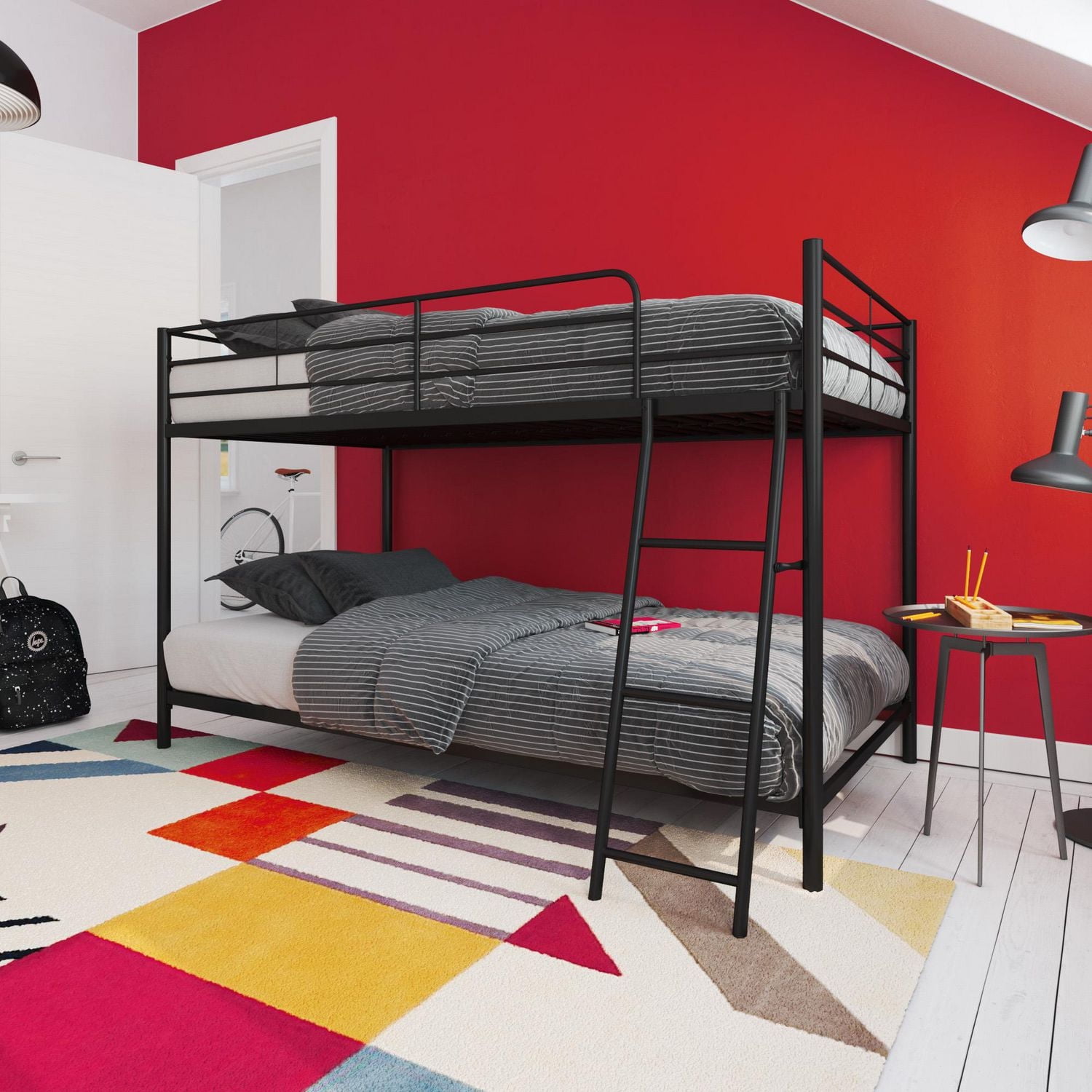 Lit superposé junior une place/une place Mainstays pour petit espace