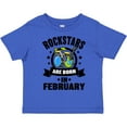 thumbnail image 3 of Inktastic Rockstars Are Born in February Birthday Boys or Girls Toddler T-Shirt, 3 of 5