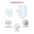 thumbnail image 6 of Blue Pink Plaid Dish Towels Set, Waffle Weave Kitchen Towels 2 Pieces, Pastel Green White Buffalo Patchwork Microfiber Hair Face Bath Tea Towel Absorbent Quick Drying Cleaning Dish Cloths 12"x12", 6 of 7