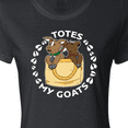 thumbnail image 4 of Inktastic Cute Goats Totes My Goats Women's T-Shirt, 4 of 5