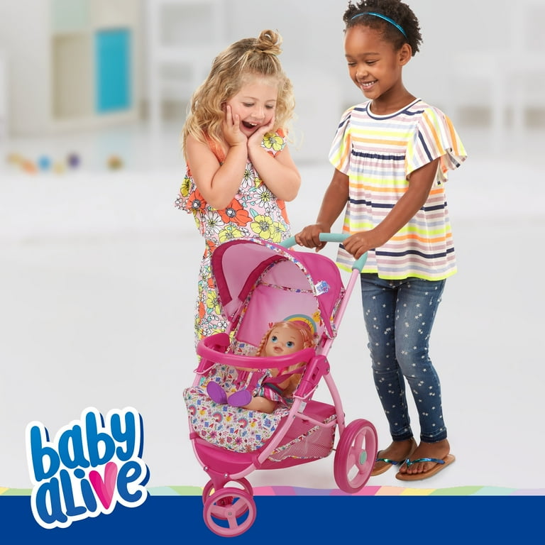 Pink Doll Jog Stroller