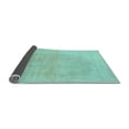 thumbnail image 2 of Ahgly Company Indoor Square Solid Light Blue Modern Area Rugs, 6' Square, 2 of 4