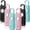 Black,Pink,Blue, variant on Rechargeable Personal Safety Alarm with 130db Loud Siren, LED Light, 6 Keychains in White Pink Blue Black for Women Senior Self Defense Gift