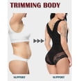 thumbnail image 4 of FITVALEN Seamless Women Tummy Control Shapewear Open Bust Full Bodysuit Lace Panty, 4 of 6