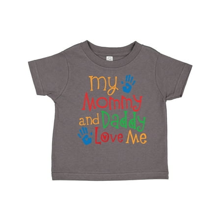 

Inktastic Mommy and Daddy Love Me Gift Toddler Boy or Toddler Girl T-Shirt