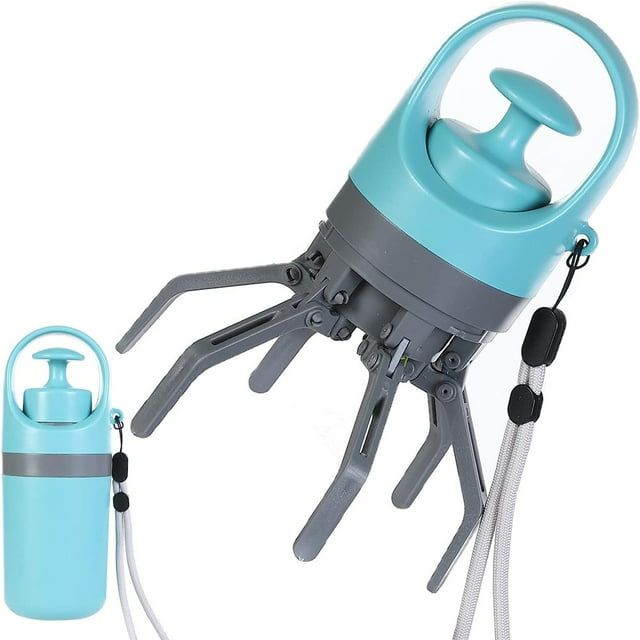 MesaSe Pelle à Caca, Pelle à Caca pour Chien Sans Contact avec Distributeur de Sac à Caca Intégré, Pelle à Caca Portable et Légère à Griffes pour Chiens, Outil Supérieur pour Petit, Moyen et Grand