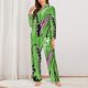 thumbnail image 2 of Balery CROCODILE HEAD Conjunto de Pijama con Estampado para Mujer, Conjunto de Dos Piezas con Manga Larga, Ropa de Dormir Suave con Bolsillos, Pijamas Cómodos-XX-Large, 2 of 7