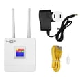 thumbnail image 1 of 4G LTE Wireless Router with SIM Card Slot 300Mbps Unlocked Wireless Mobile WiFi Hotspot Router with 2 Detachable Antennas 100?240V US Plug, 1 of 5