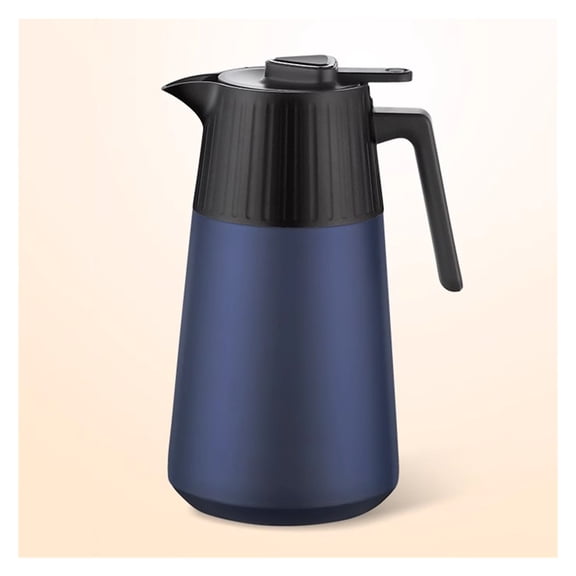 Thermal Coffee Carafe with Temperature Display,Insulated Stainless Steel Double Walled Vacuum Flask Coffee Carafes for Keeping Hot Coffee Dispenser