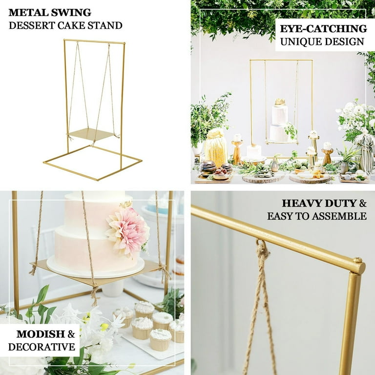 Rope cheap cake stand