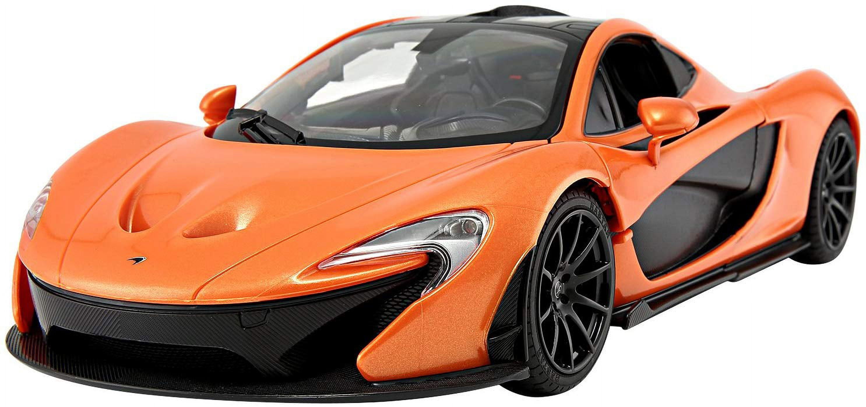 Wonder Wheels 1:14 RC Remote Control McLaren P1 Sport Car With Lights and Open Doors - Orange