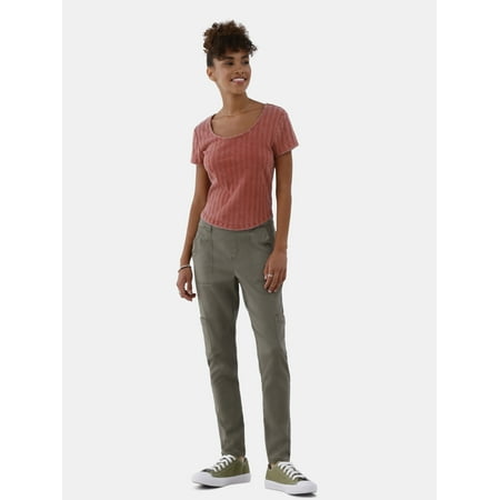 No Boundaries Utility Skinny Jeggings, 28.5" Inseam, Women's