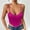 Hot Pink, variant on Oplxuo Women’s Crop Tops Sexy V Neck Spaghetti Strap Sleeveless Crop Bustier Slim Fit Going Out Party Club Crop Camis Tops