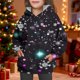 thumbnail image 5 of Sudadera con capucha para niñas y niños, sudadera de manga larga con cuello redondo y estampado de moda, jersey con bolsillo, sudadera de poliéster para niñas, 5 of 8