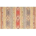 thumbnail image 1 of Ahgly Company Machine Washable Indoor Rectangle Contemporary Sunrise Orange Area Rugs, 4' x 6', 1 of 7