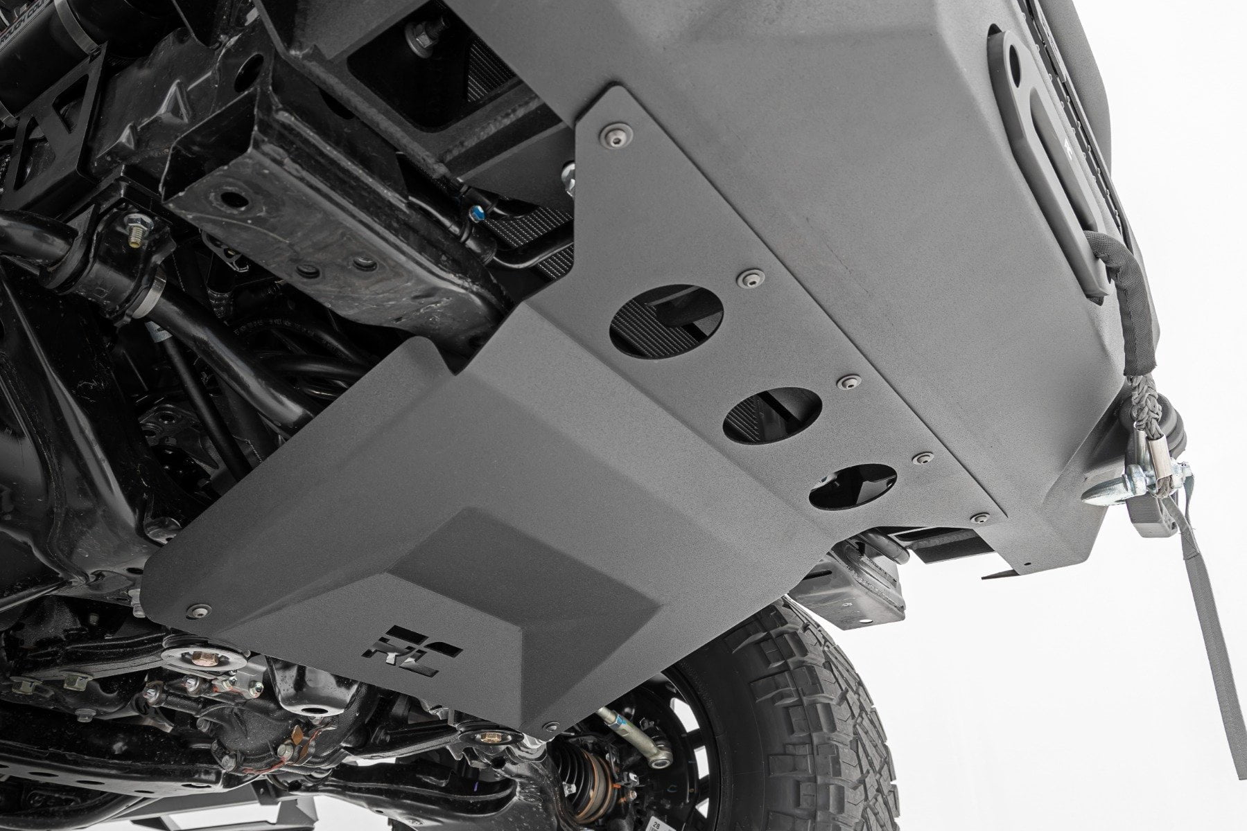 Rough Country LED High Clearance Front Bumper w/9500s for 16-23 Tacoma - 10723 Fits select: 2016-2017,2022-2023 TOYOTA TACOMA