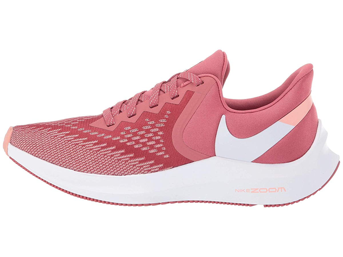Nike Zoom Winflo 6 Light Redwood/White/Pink - Walmart.com