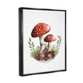 thumbnail image 4 of Stupell Industries Red Mushrooms & Acorns Botanical & Floral Painting Black Floater Framed Canvas Art Print Wall Art, 17 x 21, 4 of 10