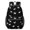 Dog Silhouette Black Pattern, variant on Dog Paw Print White Pattern 17" Waterproof Oxford School Backpacks for Teens, S-Shape Padded Straps, for School, Travel, Hiking, Camping