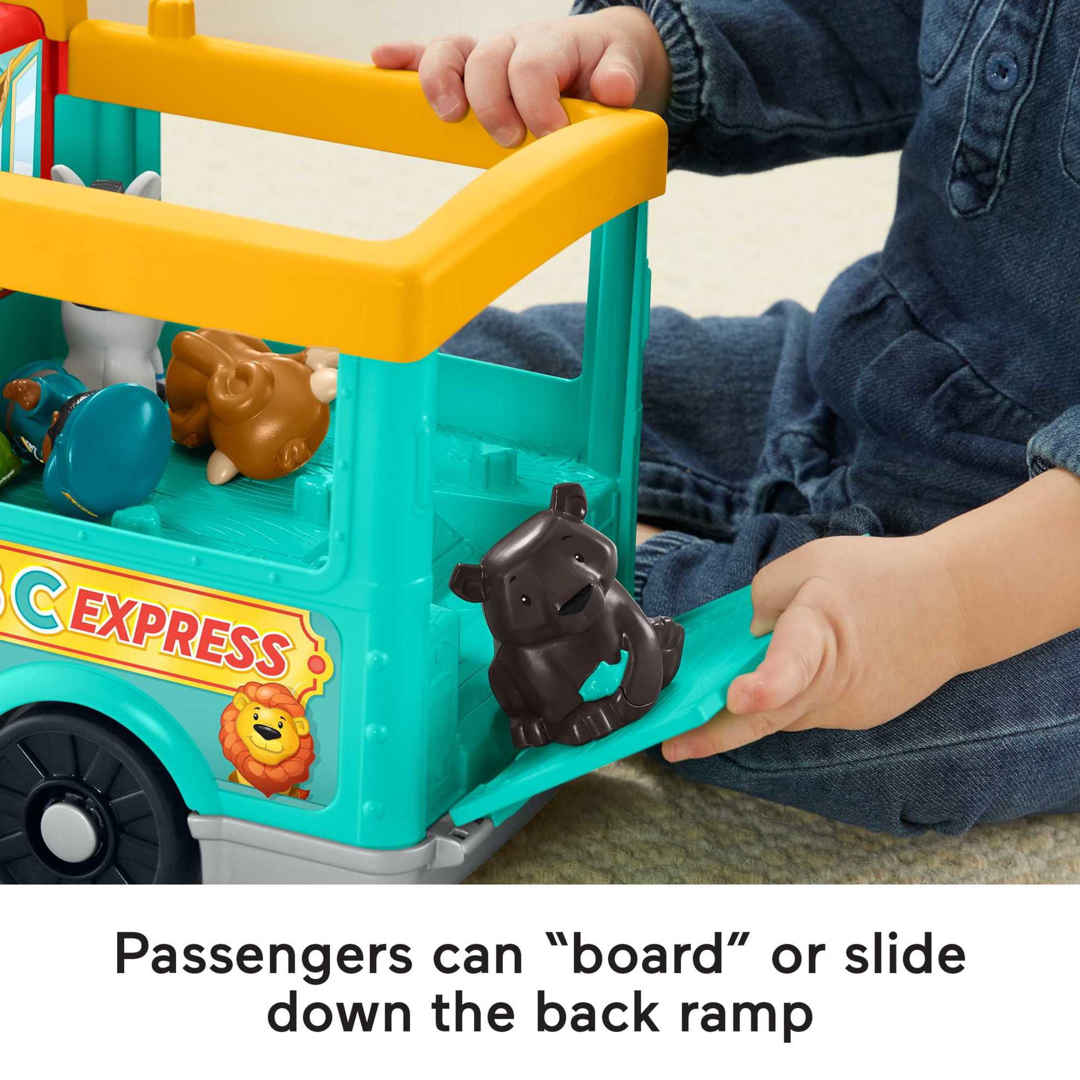 Fisher-Price Little People Big ABC Animal Train Toddler Learning Vehicle Playset, Child 1+ Years, 19.29in