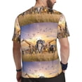 thumbnail image 2 of Rocae Vintage Wildlife Protection for Men's Mesh Quick-Dry Short Sleeve Workout T-Shirt,Mens Crew Neck Tee Lightweight Soft Classic T Shirts X-Large, 2 of 9