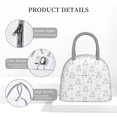 thumbnail image 4 of Disketp Heart Rabbit Bolsa Térmica para Almuerzo, Lonchera con Abertura Amplia y Gran Capacidad, Organizador Reutilizable para Mujeres, Hombres y Adultos, 4 of 6