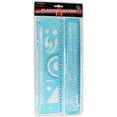 thumbnail image 4 of ARTIST'S BEST 2 Piece Plastic Numbers, Letters & Shapes Rulers Set | 12" (30.5 cm) & 12.5" (31.8 cm) Stencils | Dual-Scale Markings | Enhance Your Creative Projects, 4 of 4