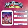 thumbnail image 5 of Bazillion Dreams Power Rangers Dino Force Fleece Throw Blanket, Multicolor, One Size, 5 of 6