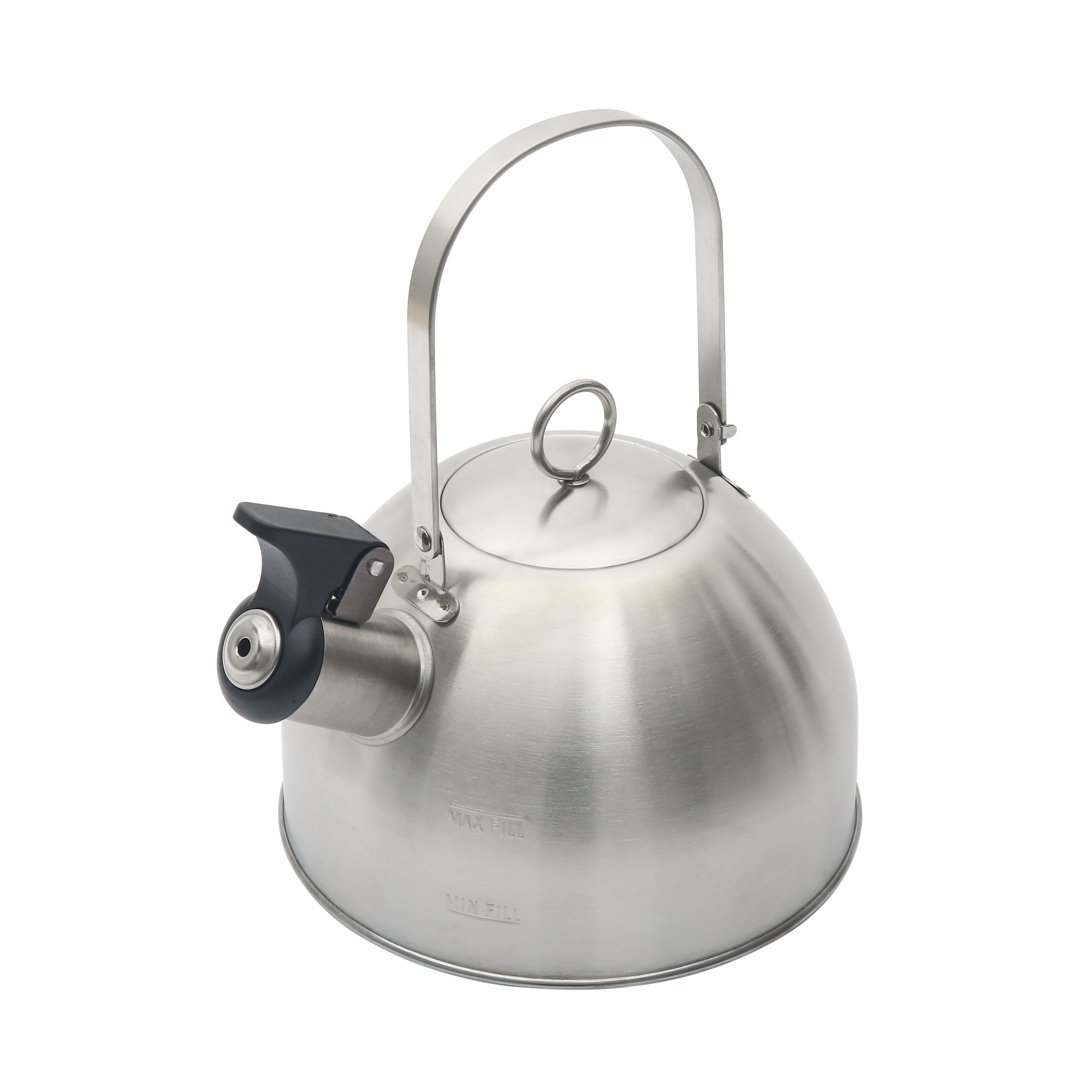 American STANLEY stainless steel travel kettle outdoor portable  large-capacity retro flat mountaineering camping kettle 1L