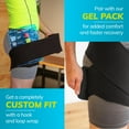 thumbnail image 3 of BraceAbility Hip Support Groin Brace - Hamstring Compression Wrap for Sciatica Pain Relief, Labral Tear, Thigh, Groin Pull - Sciatica Hip Brace for Men or Women (One Size), 3 of 6