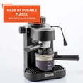 thumbnail image 4 of IMUSA USA GAU-18202 Cafetera espresso/capuchino de 4 tazas, 120 voltios, negra, 4 of 5