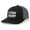 Black/Charcoal, variant on Mens Political Hat Patriotic I Stand With Trump Mesh Back Trucker Hat Baseball Cap-Black/Black