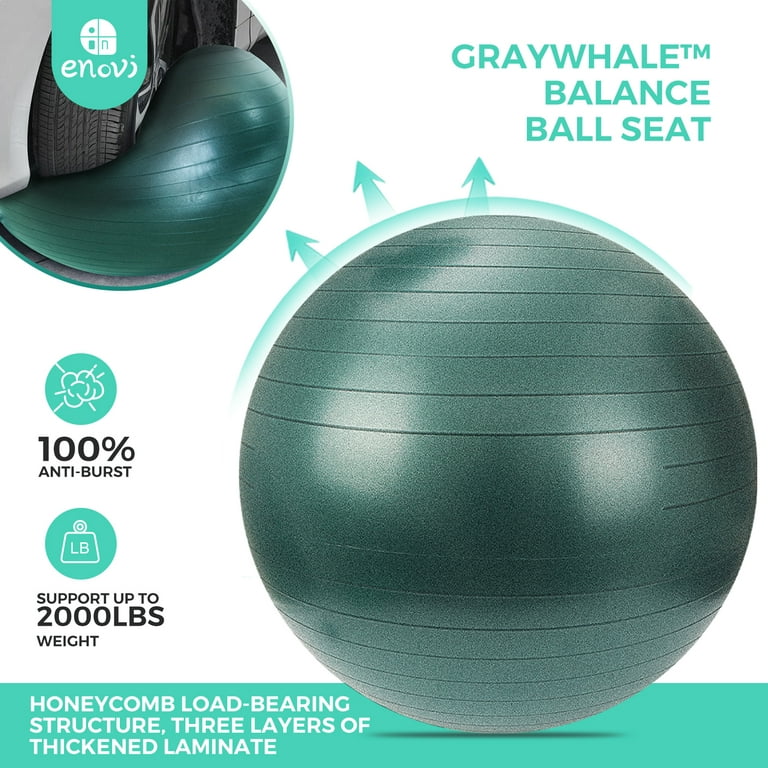 Enovi ProBalanceΩ Ball Chair, Yoga Ball Chair Exercise Ball Chair