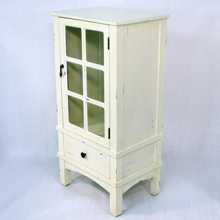 Heather Ann Creations Wooden Accent Cabinet With Gl Insert Heather Ann Creations Wooden Accent Cabinet With Gl Insert