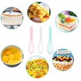 thumbnail image 5 of Juego de mini batidores de silicona para cocina, coloridos y de primera calidad, batidor de huevos para revolver y cocinar., 5 of 5